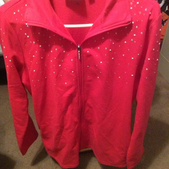 Quacker  Factory medium zip front top/jacket - Picture 6 of 9